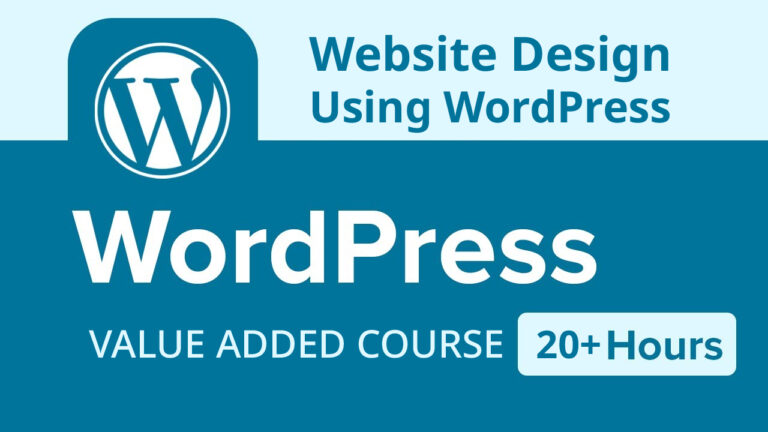 Website Design and Development (using WordPress)